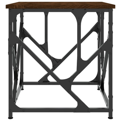 Table basse chêne marron 45x45x47,5 cm bois d’ingénierie - Tables basses