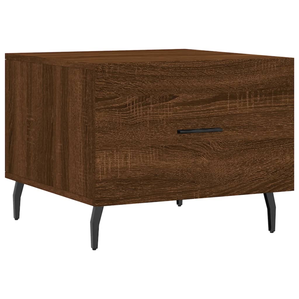 Table basse Chêne marron 50x50x40 cm Bois d’ingénierie - Tables basses