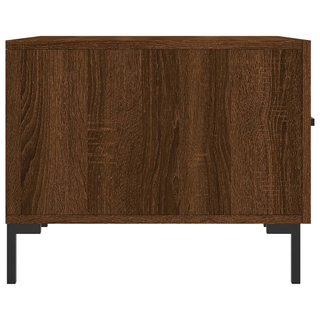 Table basse Chêne marron 50x50x40 cm Bois d’ingénierie - Tables basses