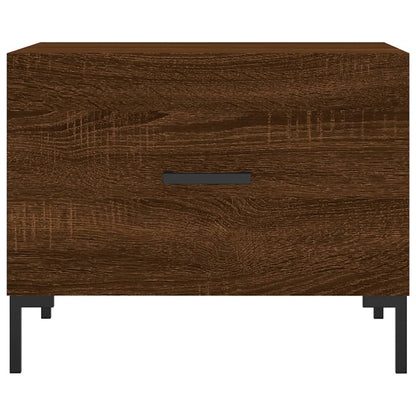 Table basse Chêne marron 50x50x40 cm Bois d’ingénierie - Tables basses