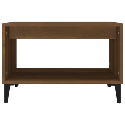 Table basse Chêne marron 60x50x40 cm Bois d’ingénierie - Tables basses