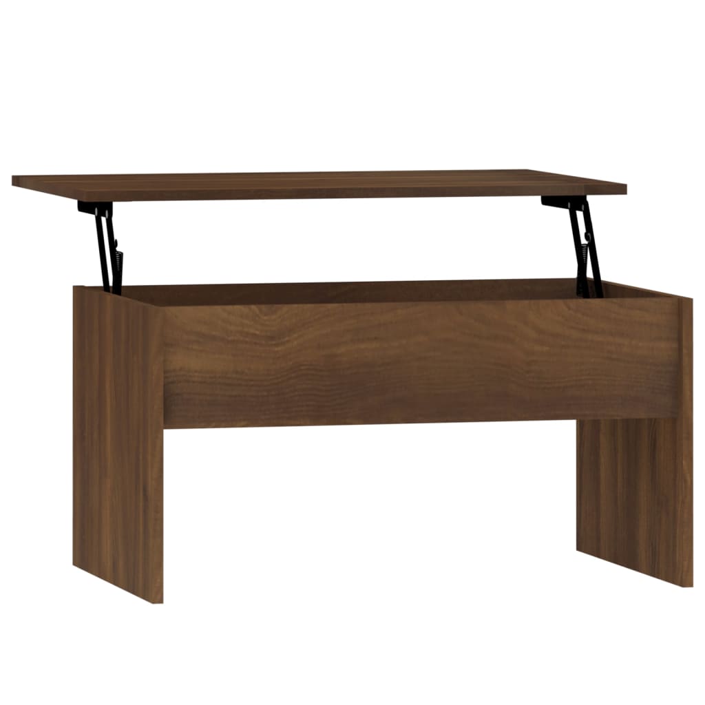 Table basse Chêne marron 80x50,5x41,5 cm Bois d’ingénierie - Tables basses