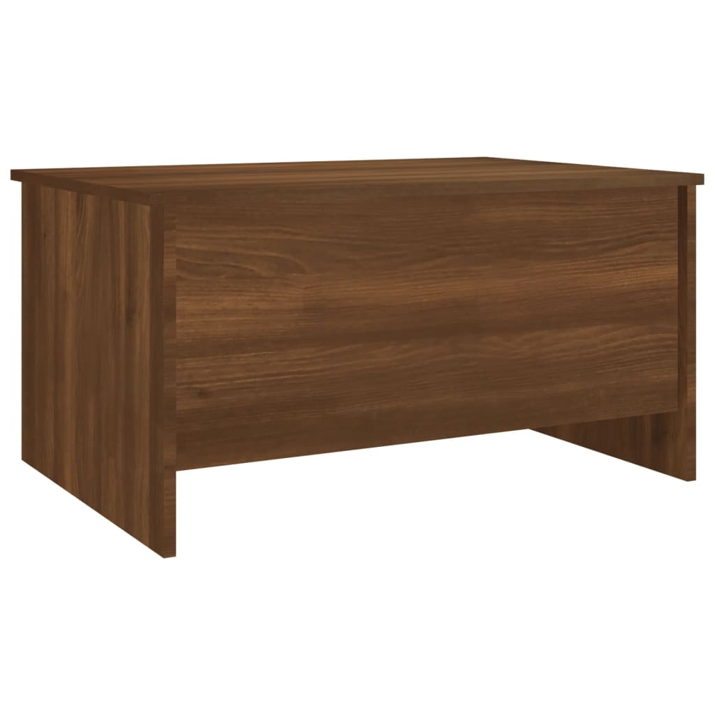 Table basse Chêne marron 80x55,5x41,5 cm Bois d’ingénierie - Tables basses