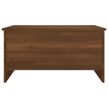 Table basse Chêne marron 80x55,5x41,5 cm Bois d’ingénierie - Tables basses