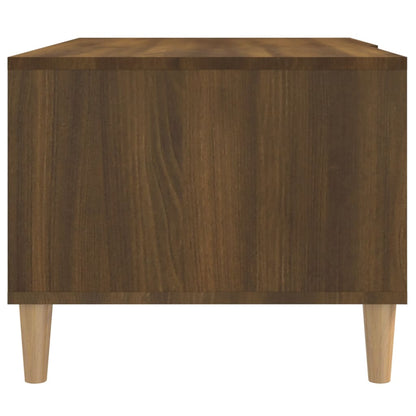 Table basse chêne marron 89,5x50x40 cm bois d’ingénierie - Tables basses