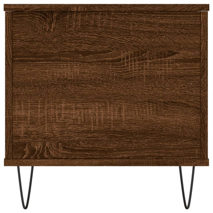 Table basse Chêne marron 90x44,5x45 cm Bois d’ingénierie - Tables basses