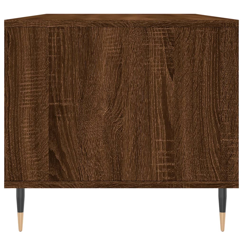 Table basse Chêne marron 90x49x45 cm Bois d’ingénierie - Tables basses