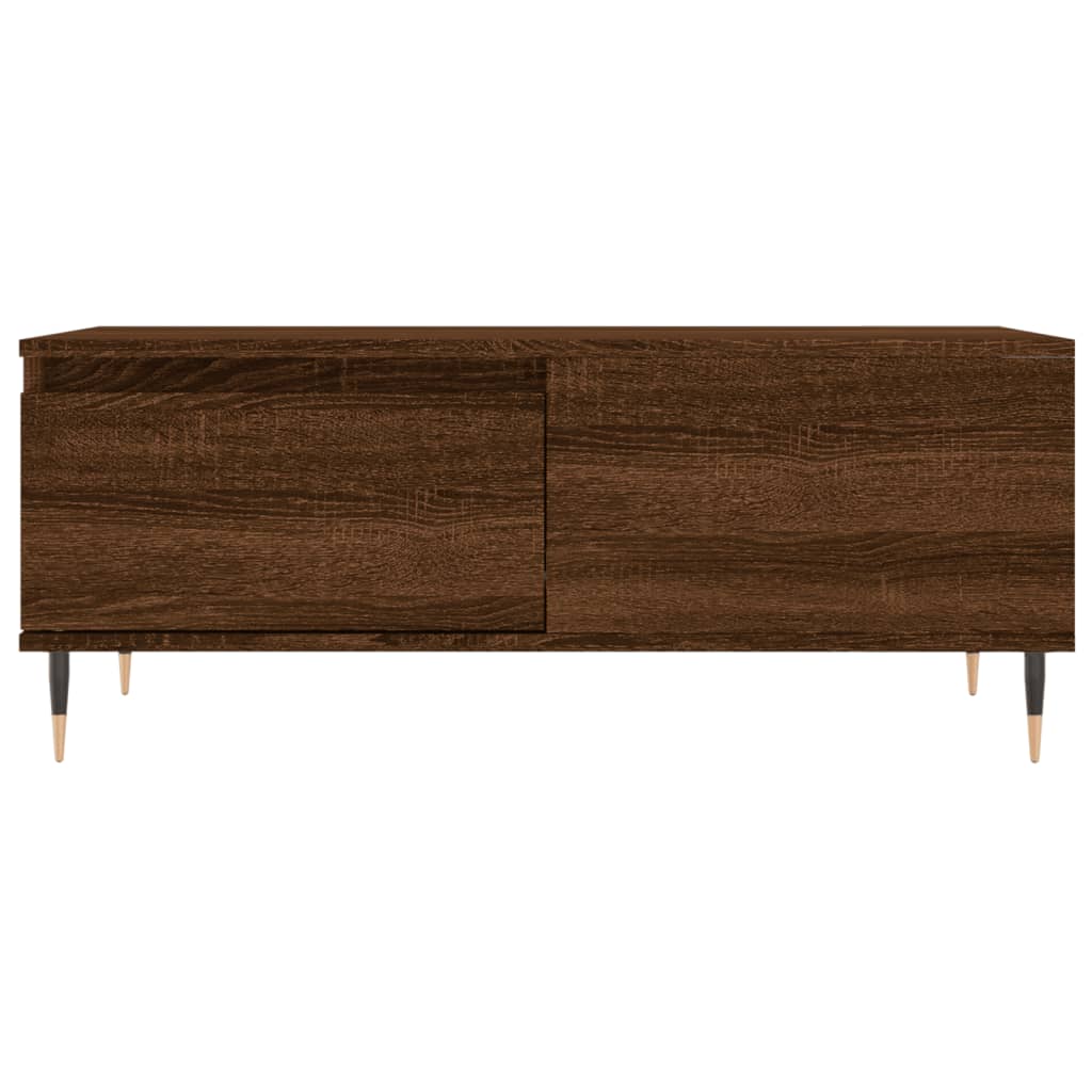 Table basse Chêne marron 90x50x36,5 cm Bois d’ingénierie - Tables basses