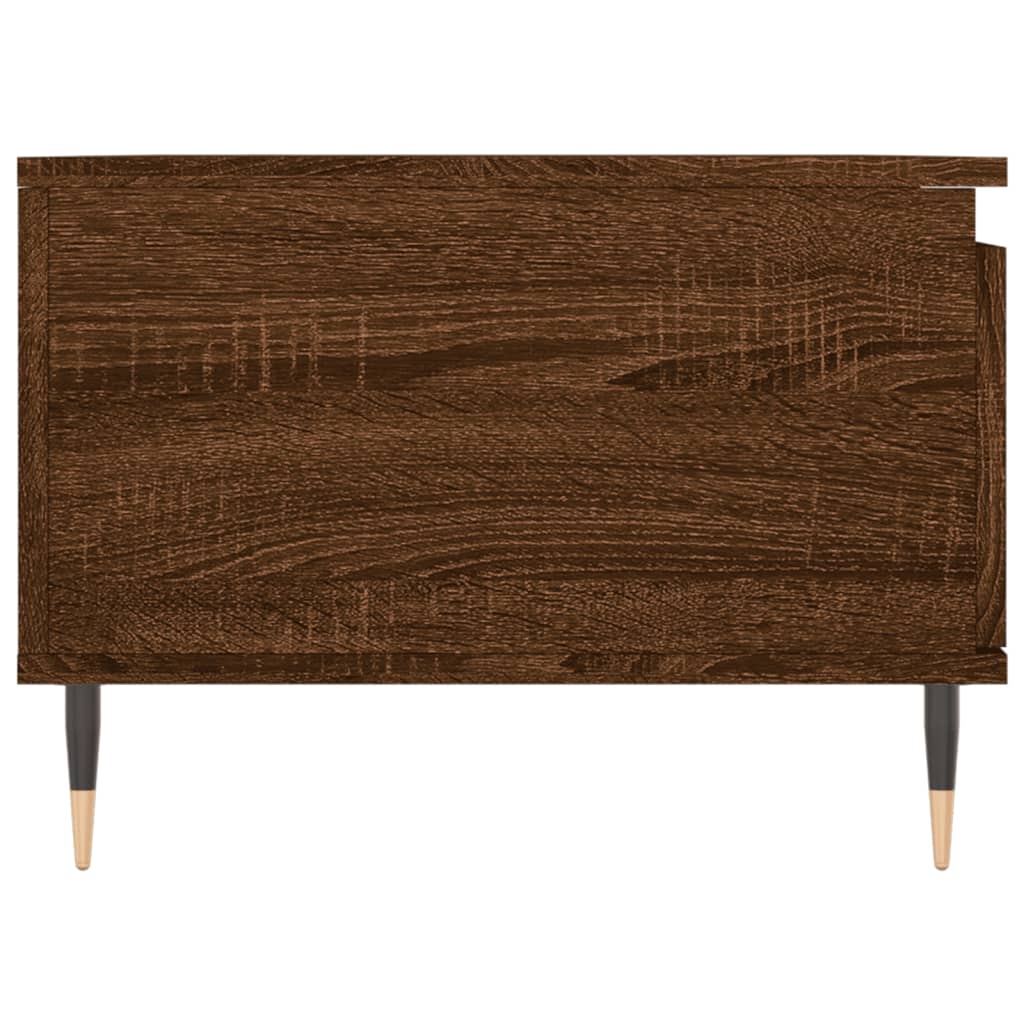 Table basse Chêne marron 90x50x36,5 cm Bois d’ingénierie - Tables basses