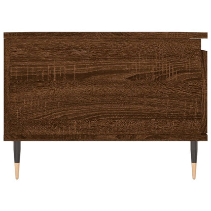 Table basse Chêne marron 90x50x36,5 cm Bois d’ingénierie - Tables basses