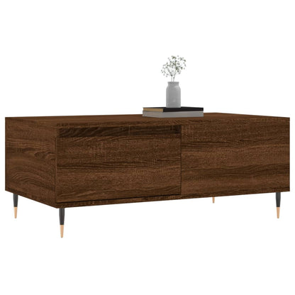 Table basse Chêne marron 90x50x36,5 cm Bois d’ingénierie - Tables basses