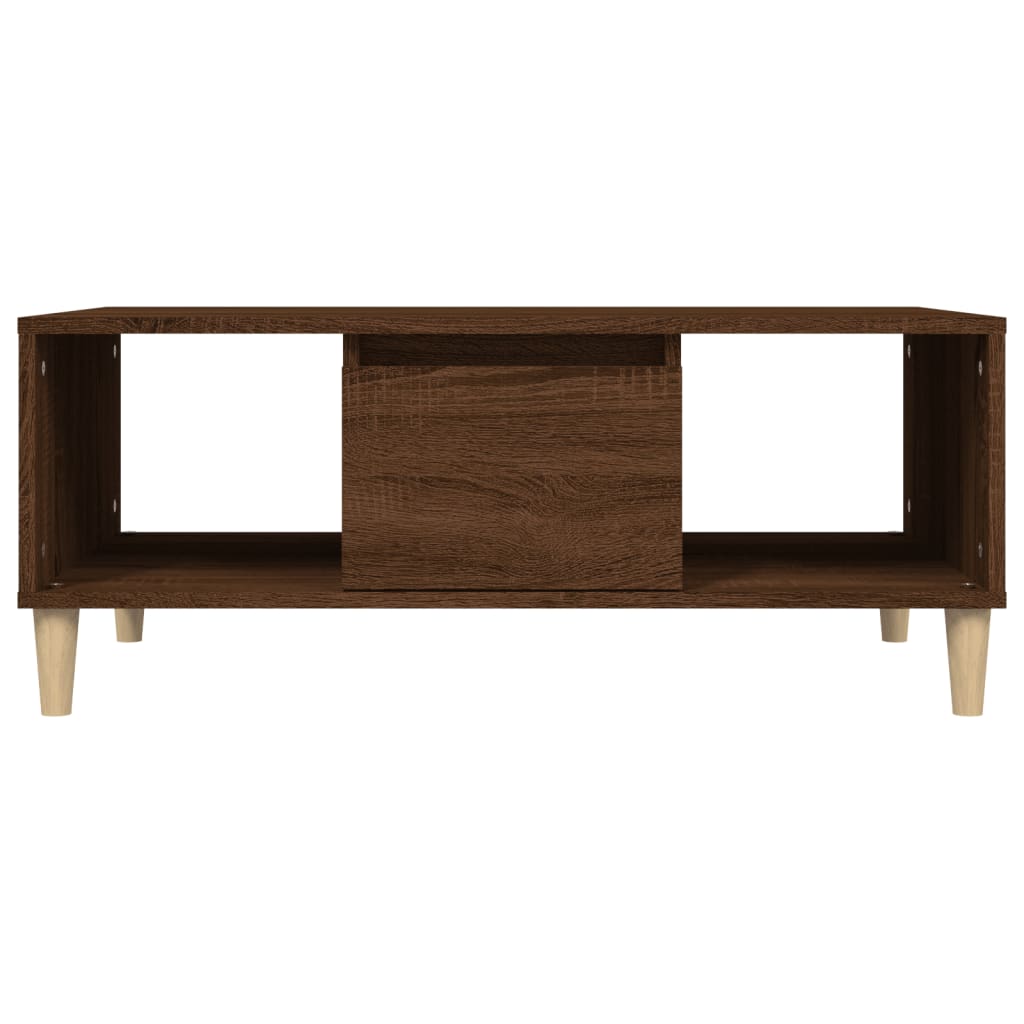 Table basse Chêne marron 90x50x36,5 cm Bois d’ingénierie - Tables basses