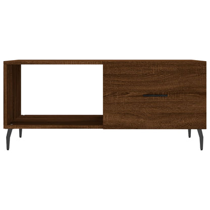 Table basse chêne marron 90x50x40 cm bois d’ingénierie - Tables basses