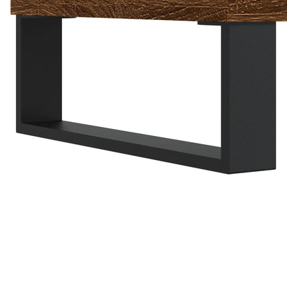 Table basse chêne marron 90x60x35 cm bois d’ingénierie - Tables basses