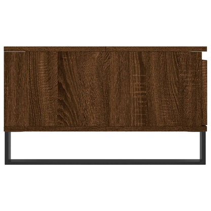 Table basse chêne marron 90x60x35 cm bois d’ingénierie - Tables basses