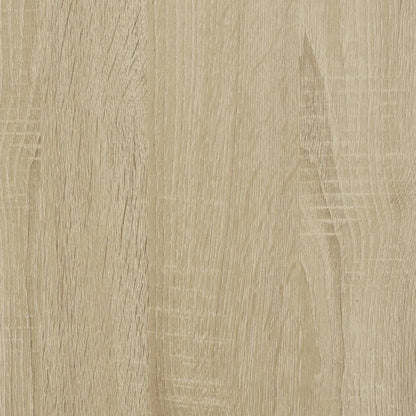 Table basse chêne sonoma 100x50x35cm bois d’ingénierie et métal - Tables basses