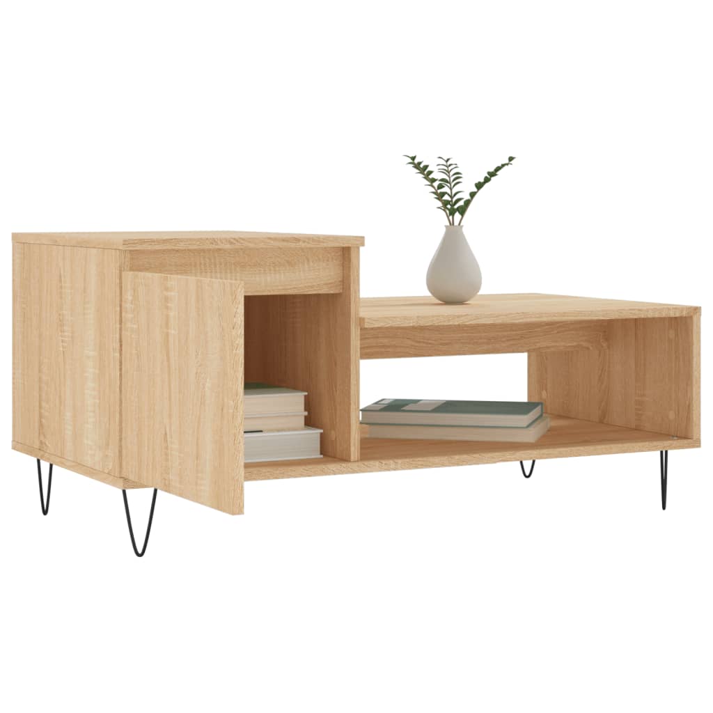 Table basse Chêne sonoma 100x50x45 cm Bois d’ingénierie - Tables basses
