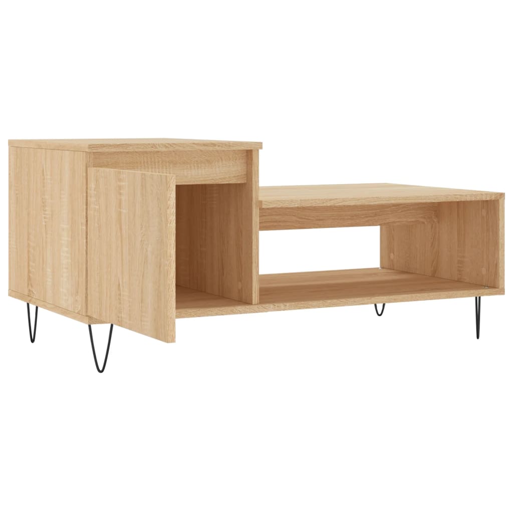 Table basse Chêne sonoma 100x50x45 cm Bois d’ingénierie - Tables basses