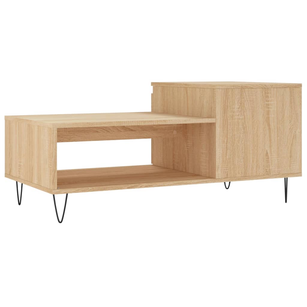Table basse Chêne sonoma 100x50x45 cm Bois d’ingénierie - Tables basses