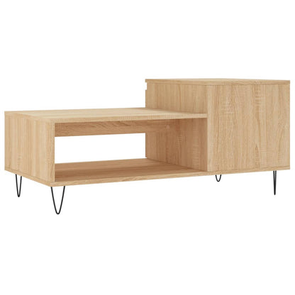 Table basse Chêne sonoma 100x50x45 cm Bois d’ingénierie - Tables basses