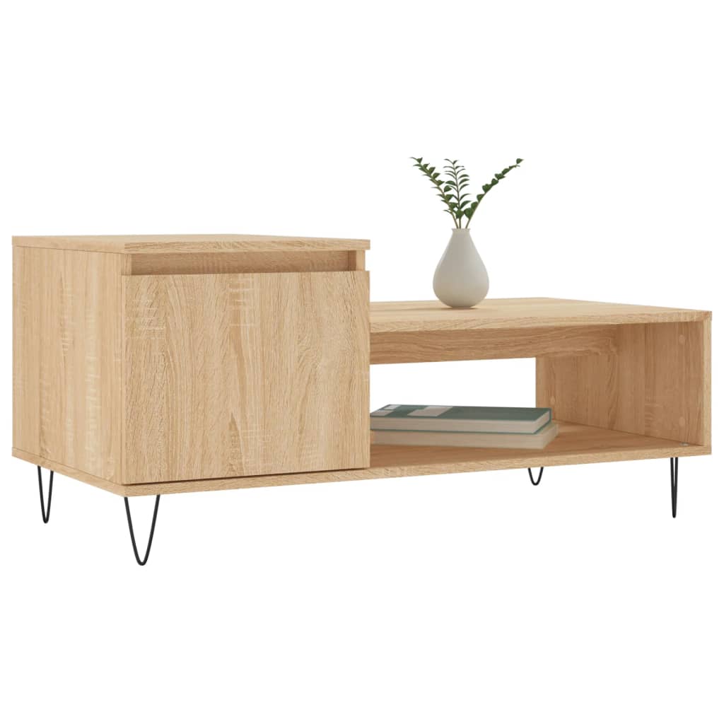 Table basse Chêne sonoma 100x50x45 cm Bois d’ingénierie - Tables basses