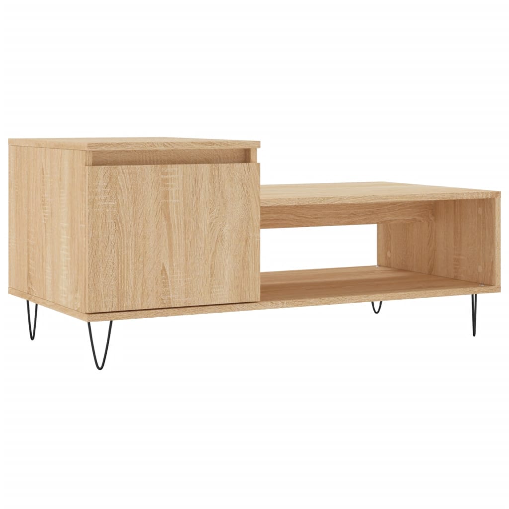 Table basse Chêne sonoma 100x50x45 cm Bois d’ingénierie - Tables basses