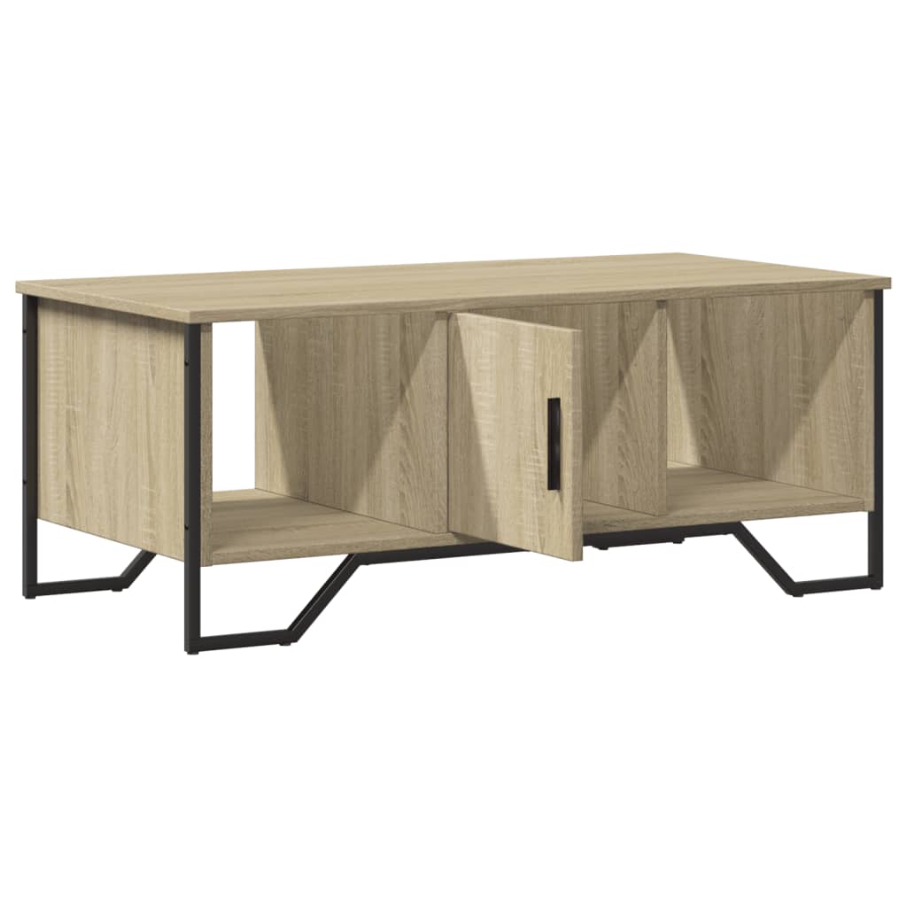 Table basse chêne sonoma 100x51x40 cm bois d’ingénierie - Tables basses