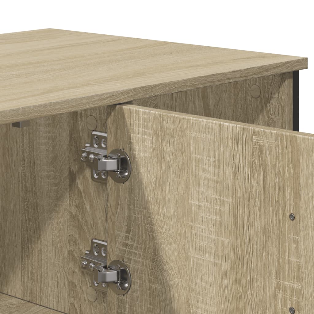 Table basse chêne sonoma 100x51x40 cm bois d’ingénierie - Tables basses