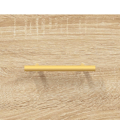 Table basse chêne sonoma 102x50x40 cm bois d’ingénierie - Tables basses