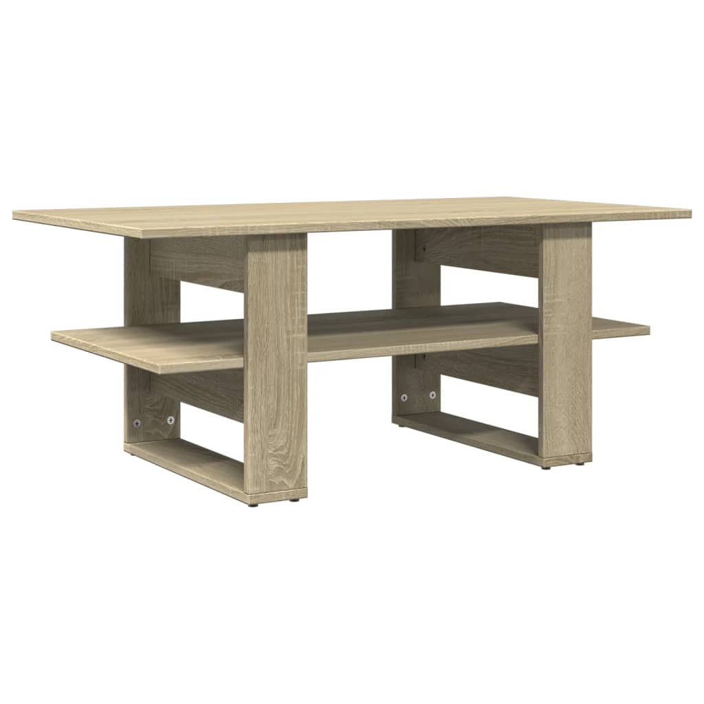 Table basse chêne sonoma 102x55x42 cm bois d’ingénierie - Tables basses