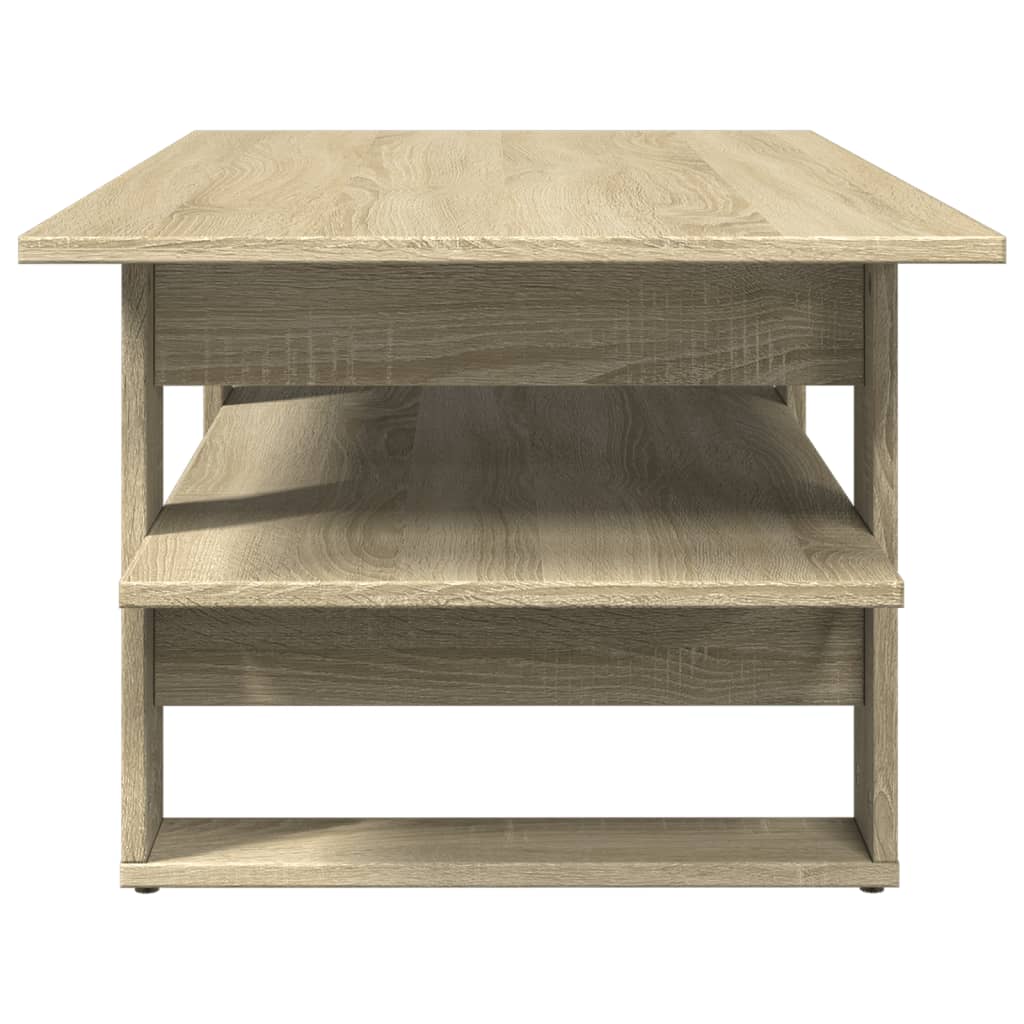 Table basse chêne sonoma 102x55x42 cm bois d’ingénierie - Tables basses