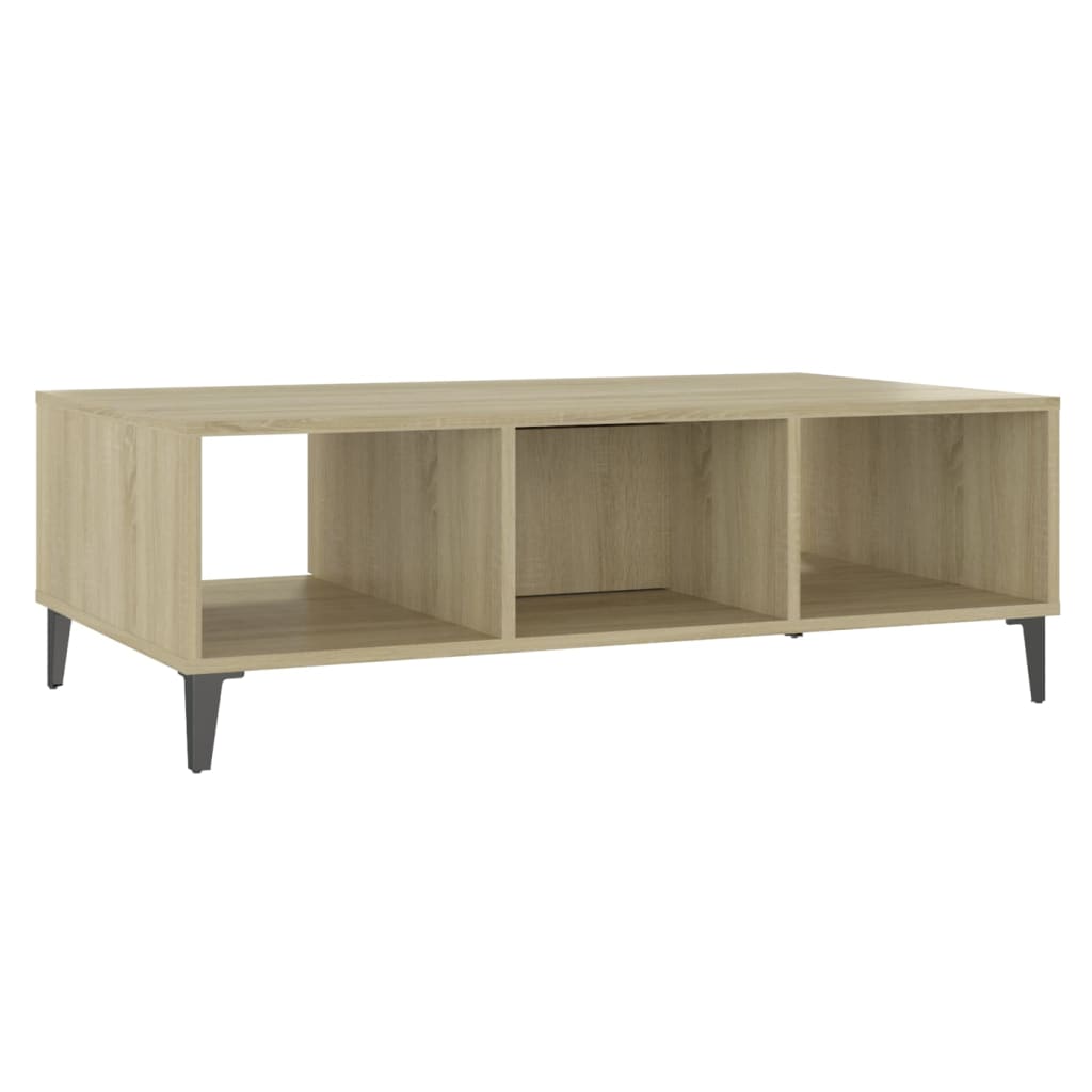 Table basse chêne sonoma 103,5x60x35 cm bois d’ingénierie - Tables basses