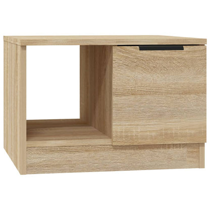 Table basse chêne sonoma 50x50x36 cm bois d’ingénierie - Tables basses