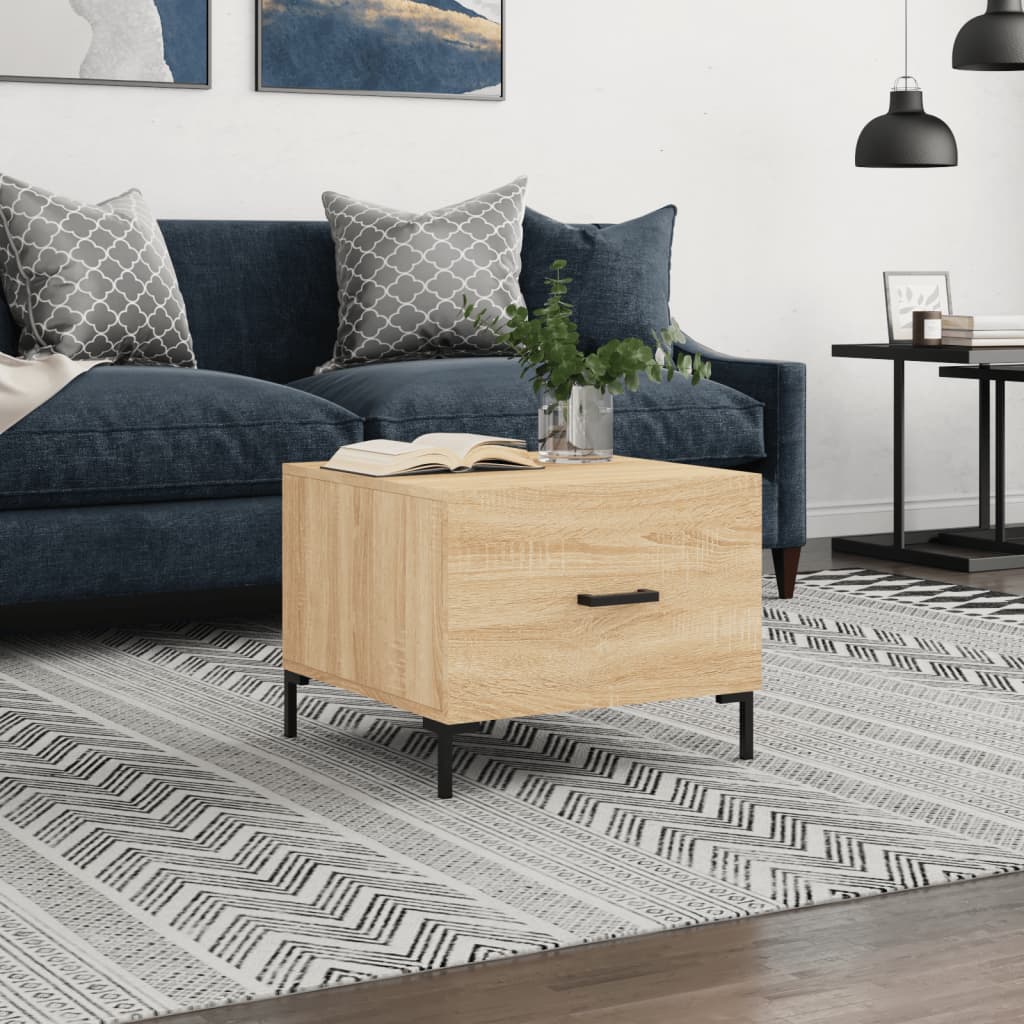 Table basse Chêne sonoma 50x50x40 cm Bois d’ingénierie - Tables basses