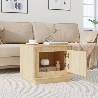 Table basse chêne sonoma 51x50x44 cm bois d’ingénierie - Tables basses