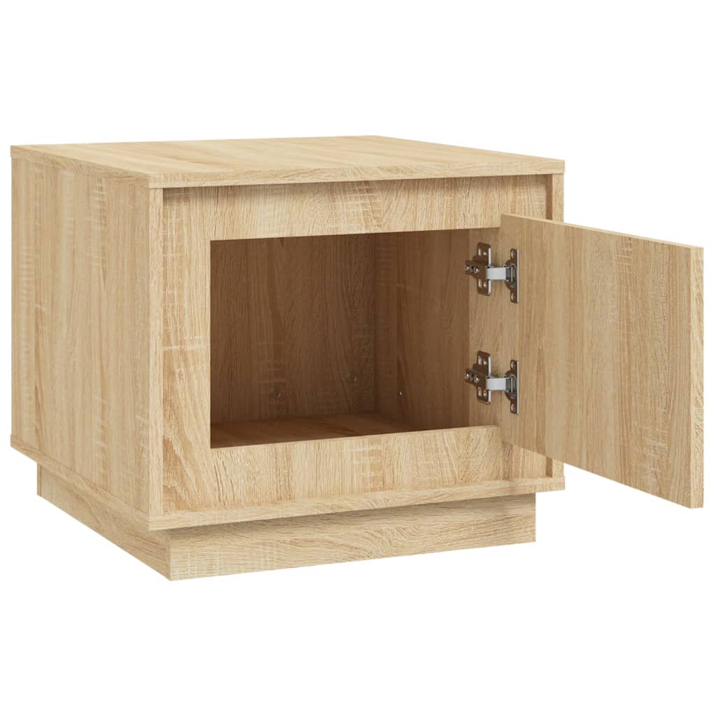 Table basse chêne sonoma 51x50x44 cm bois d’ingénierie - Tables basses