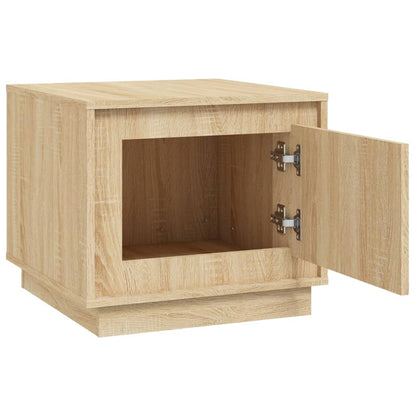 Table basse chêne sonoma 51x50x44 cm bois d’ingénierie - Tables basses