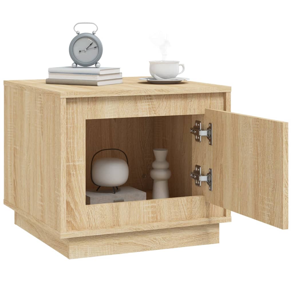 Table basse chêne sonoma 51x50x44 cm bois d’ingénierie - Tables basses