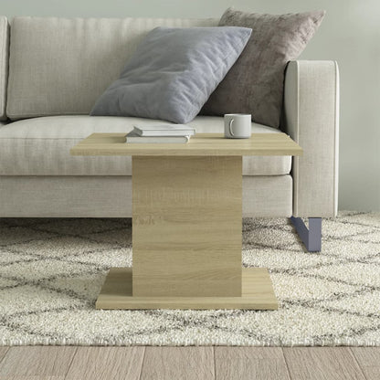 Table basse chêne sonoma 55,5x55,5x40 cm bois d’ingénierie - Tables basses