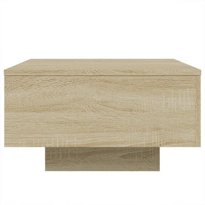 Table basse chêne sonoma 55x55x31 cm bois d’ingénierie - Tables basses