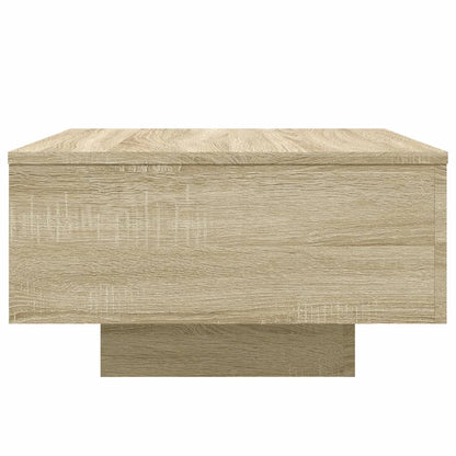Table basse chêne sonoma 55x55x31 cm bois d’ingénierie - Tables basses