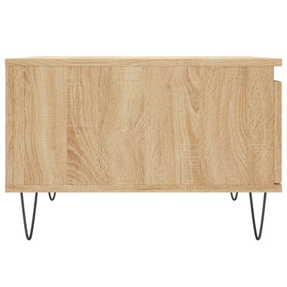 Table basse chêne sonoma 55x55x36,5 cm bois d’ingénierie - Tables basses