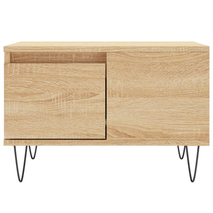 Table basse chêne sonoma 55x55x36,5 cm bois d’ingénierie - Tables basses