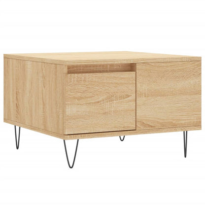 Table basse chêne sonoma 55x55x36,5 cm bois d’ingénierie - Tables basses