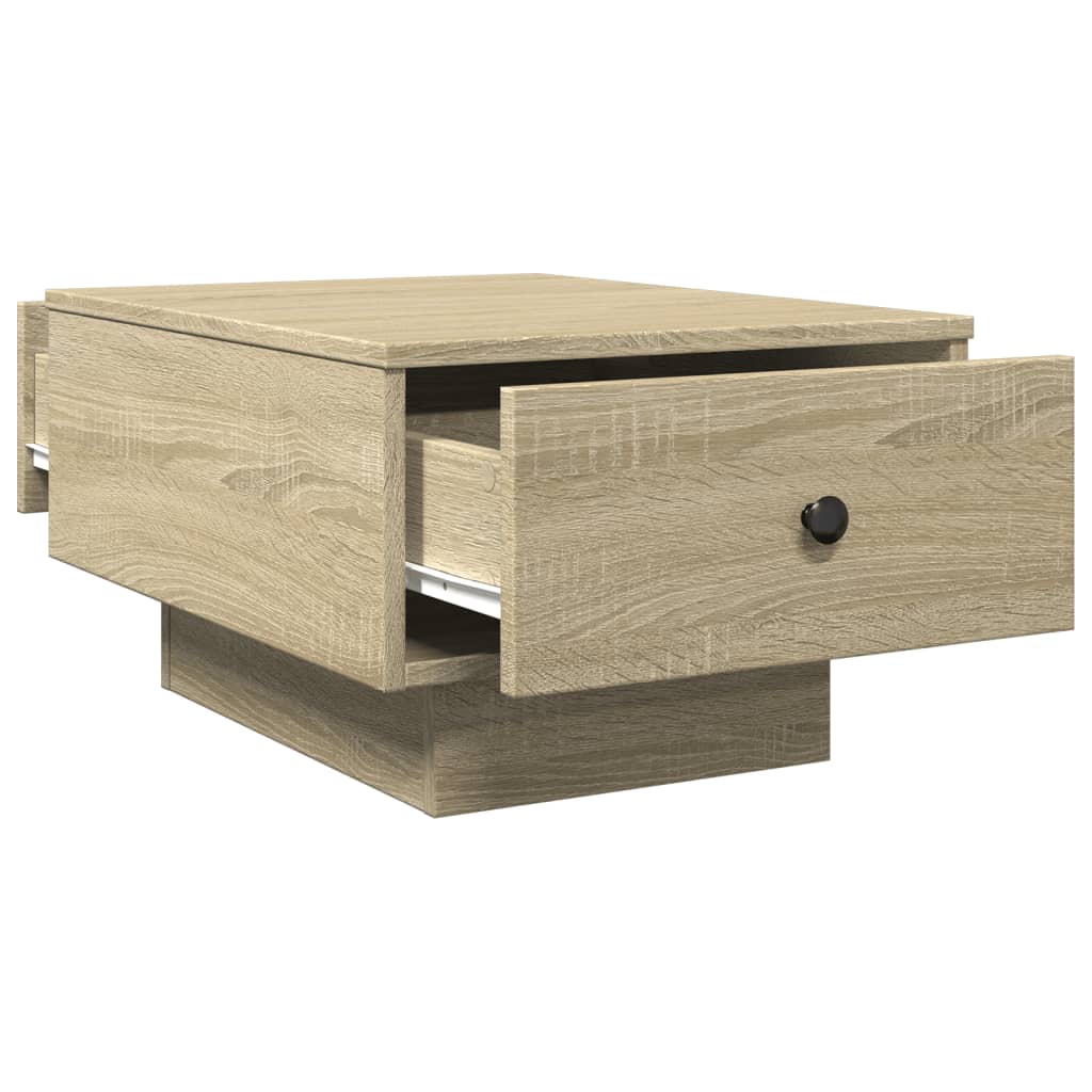 Table basse chêne sonoma 60x45x31 cm bois d’ingénierie - Tables basses