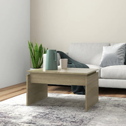 Table basse chêne sonoma 68x50x38 cm bois d’ingénierie - Tables basses