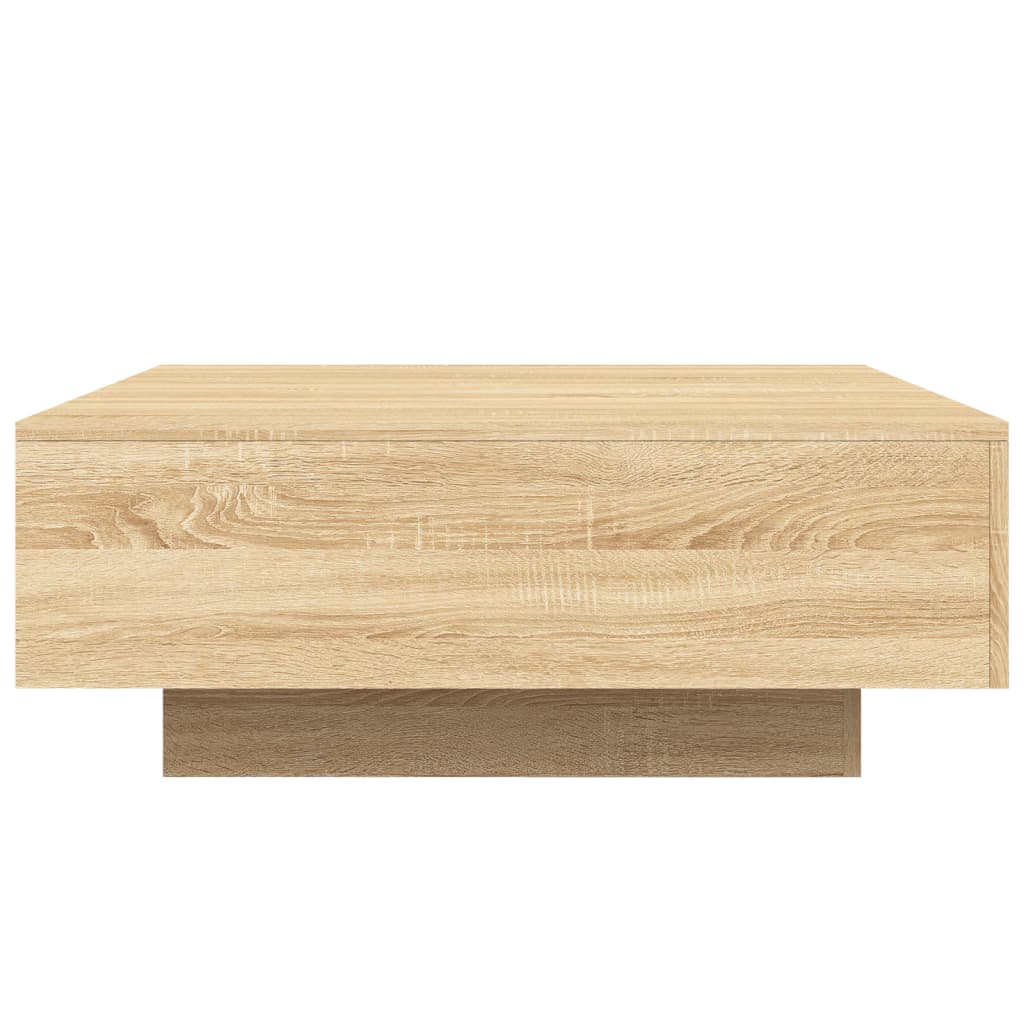 Table basse chêne sonoma 80x80x31 cm bois d’ingénierie - Tables basses