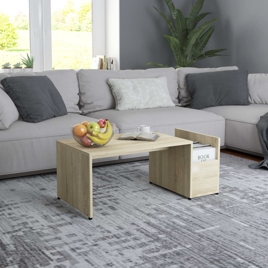 Table basse Chêne sonoma 90x45x35 cm bois d’ingénierie - Tables basses