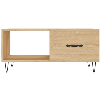 Table basse chêne sonoma 90x50x40 cm bois d’ingénierie - Tables basses