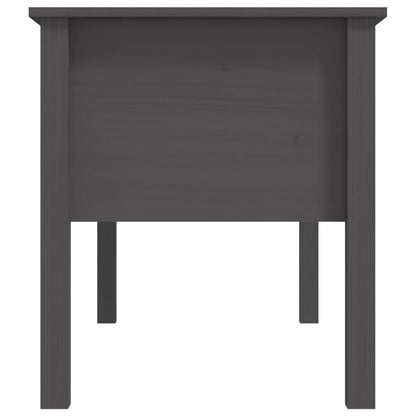 Table basse Gris 102x49x55 cm Bois massif de pin - Tables basses
